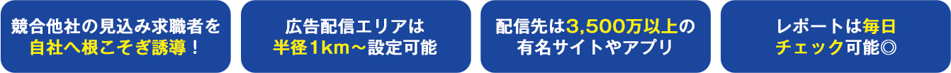 ピンポイントターゲティング広告の特徴